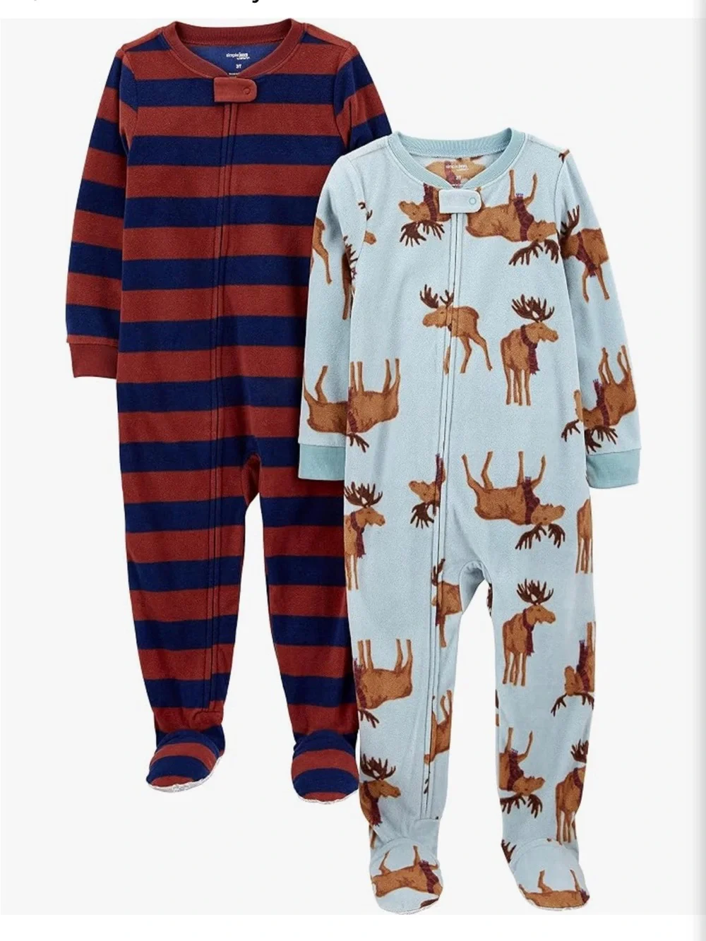 Simple Joys by Carter's Unisex Child Holiday Loose-fit Flame Resistant Fleece Fo